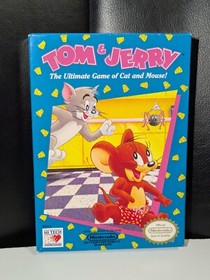 Mint Nintendo NES Tom & Jerry The Ultimate Game of Cat and Mouse Game In Box
