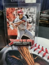Johnny Bench Welcome To The Show Cincinnati Reds Topps 2022 Series 1