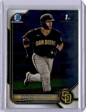 2022 Bowman Chrome 1st Prospects Baseball #BCP-28 Brandon Valenzuela Base Padres