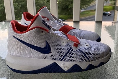 kyrie flytrap white red blue