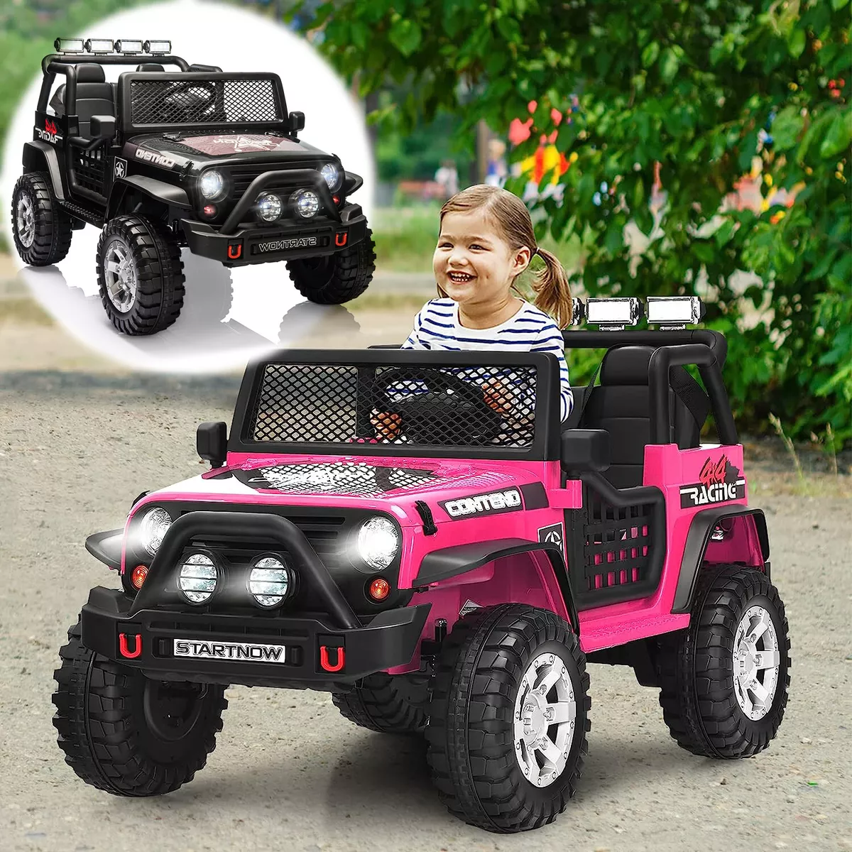 Motorized jeep hotsell 2 seater