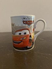 Disney Pixar CARS Kids Coffee Mug ,Tea Cup Lightning McQueen Collectible 2008