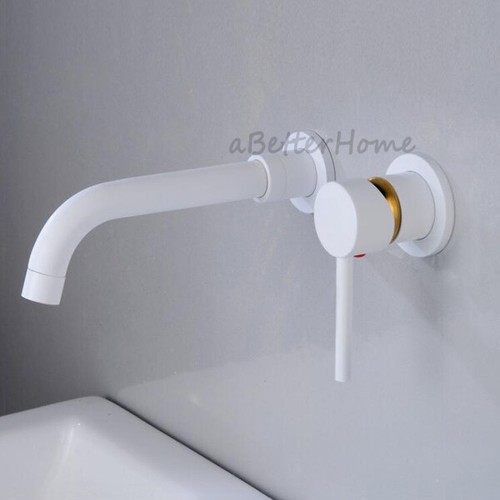 Rubinetto miscelatore acqua lavandino bagno lavandino diffuso 2 fori parete - Foto 13 di 13