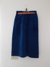 SALE - Vintage 1970s blue corduroy skirt / XS, S