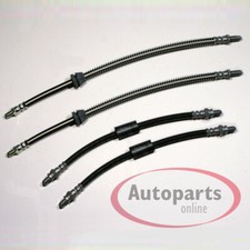 4 Stück Bremsschläuche links rechts vorne hinten für Peugeot 206