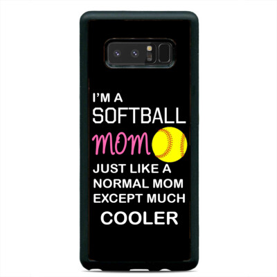 Cooler Softball Mom Sports Case Cover Samsung Galaxy Note 20 Ultra 10 Plus 9 8