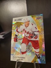 Andrei Svechnikov 2023-24 upper deck allure hockey  yellow taxi  #12
