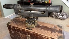 Vintage David White Instruments No. 57152 Surveyors Transit w/ Wooden Case