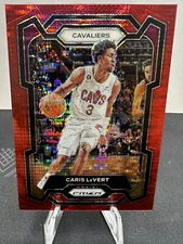 💥2023-24 Panini Prizm Caris Levert Red Seismic Prizm Cleveland Cavaliers SSP