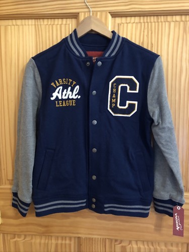 Arizona Varsity Jacket Medium Boys Blue 10/12 Champ Retail $60 (SW-8) - 第 1/6 張圖片