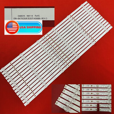 Full set LED Backlight for Hisense 75R6E3 75H6570G  75H6510G 75A6G SVH750A76