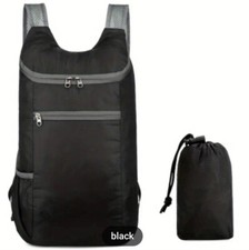 Water Proof Backpack Small Portable Foldable Lightweight Stuffs Into Small Pouch