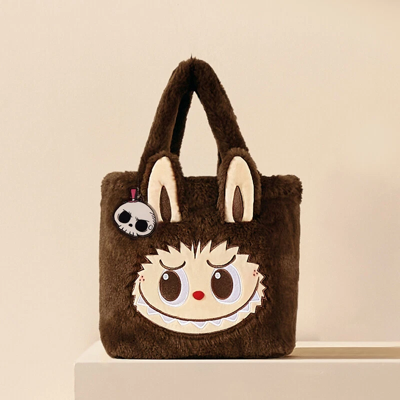 POP MART THE MONSTERS PUPPET トートバッグ POPMART The Monsters Plush Reversible Bag Popland Exclusive Art