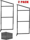 2Pack Shipping Container Shelf Shipping Container Rack Steel Hanging Shelf Rack