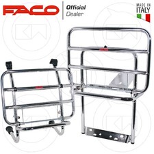 PORTAPACCHI ANTERIORE POSTERIORE CROMATO FACO PIAGGIO VESPA PX / PE 125 150 200