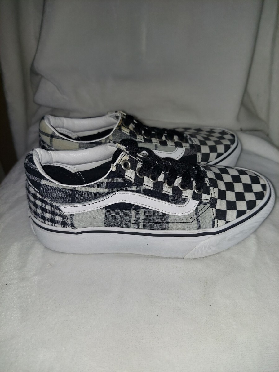 Skool Platform Checkerboard Vans Black And White Checkerboard Old Skool  Vans Old Skool Black White Checkerboard Shoes Youth Size