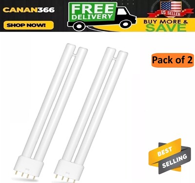 2PCS 18W Bug Zapper Replacement Bulb NLZQ-2, JYHY-688, H-Shaped 18W