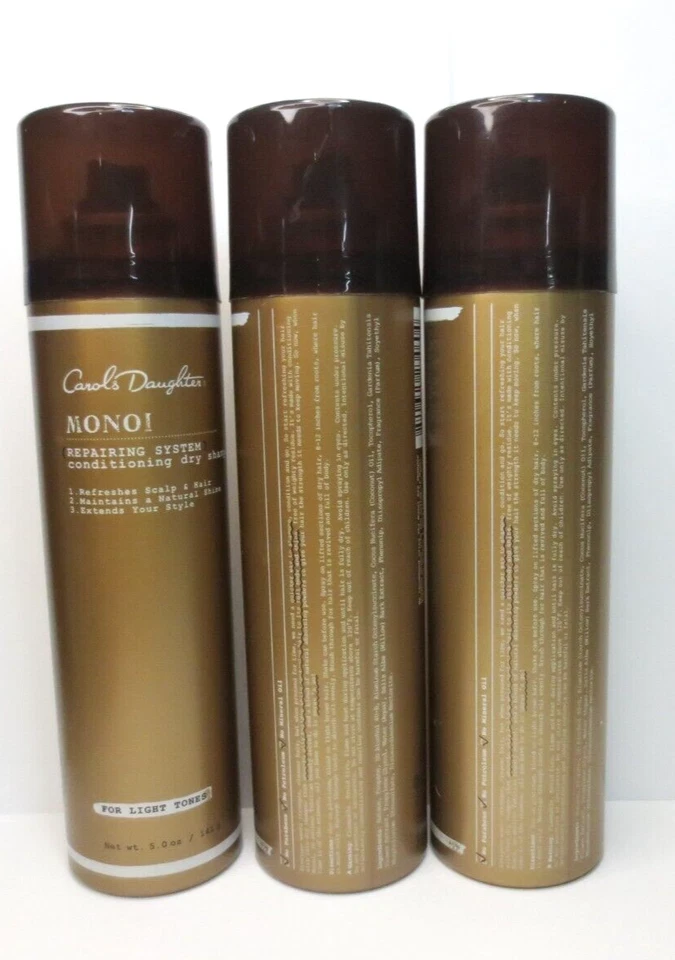 CAROL'S HIJA MONOI CHAMPÚ ACONDICIONADOR SECO PARA TONOS CLAROS 5,0 OZ *LOTE 3* Foto 3 de 3