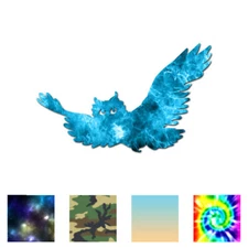 Owl Flying Bird - Vinyl Decal Sticker - Multiple Patterns & Sizes - ebn937