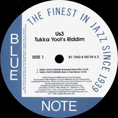 Us3 - Tukka Yoot's Riddim (12'') (Very Good Plus (VG+))