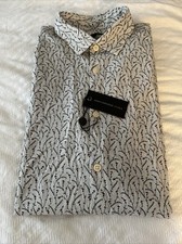 JOHN VARVATOS USA FLORAL PRINT BUTTON DOWN SHIRT Size M - NWT 128.00