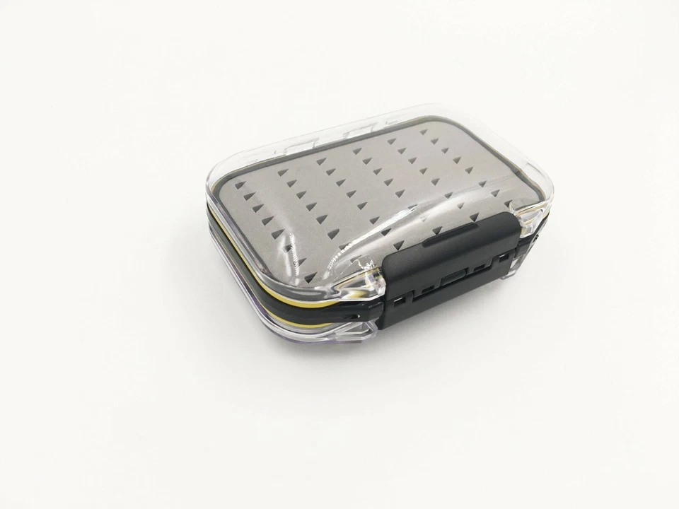 Caja de pesca con mosca de doble cara de 1 pieza caja de gancho aparejos impermeables de plástico Foto 2 de 3
