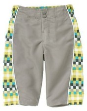 Gymboree Boys Gray Multi DigiPlaid Swimsuit Trunks Boy Size 4 Swimwear NEW 