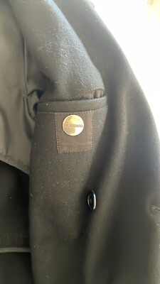 Dirk Bikkembergs Men's Black Wool Coat Sz 52 Made in Italy | eBay