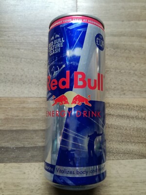 1 Energy Drink Dose Red Bull Culture Clash Rebel Sound UK Leer Empty 250ml Can