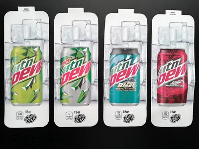 Royal Vendors Chameleon CUSTOM "Mountain Dew" 12 oz Can Vend Label (Flavor Strip