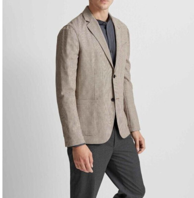 Club Monaco Men's Blazer Grant Unstructured Tan Suit Size 42 Retail $329