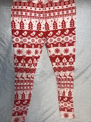 Legging LuLaRoe Femme Motif Diamant Argyle, Extensible, Taille OS, Très Bon état