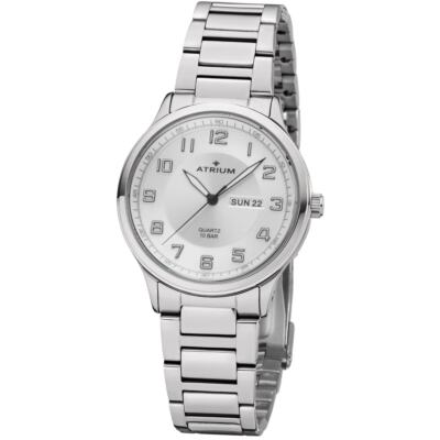 ATRIUM Herren Uhr Armbanduhr Edelstahl Analog Quarz A39-30