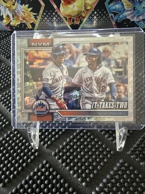 2026 Topps #52 It Takes Two Topps Foil Pattern