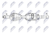 NTY NPW-RE-231 Antriebswelle Vorne Rechts FüR Renault