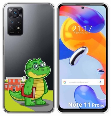 Hülle Silikon Transparent für Xiaomi Redmi Note 11 Pro / 5G Design Coc