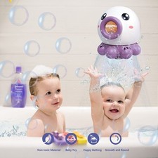 Octopus Fountain Bath Toy Water Jet Rotating Shower Bathroom Toy Summer Water To