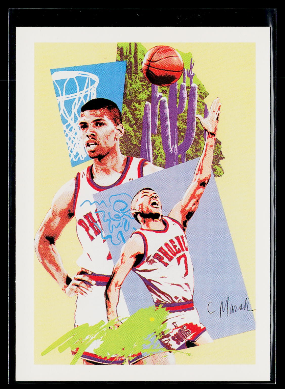Kevin Johnson 1990-91 Hoops #375 Team Checklist