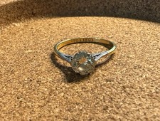 18ct Gold Solitaire Diamond Ring