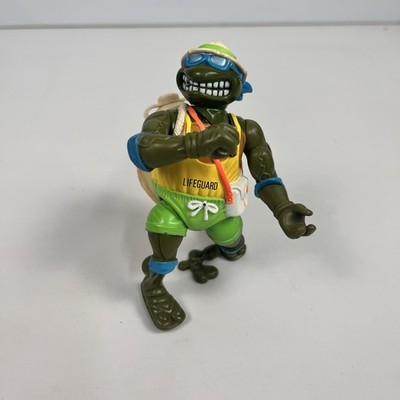 TMNT Donatello Lifeguard Actionfigur Vintage 1992 Playmates Teenage Mutant