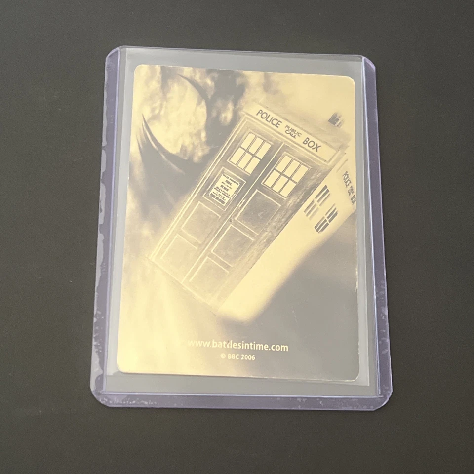 Doctor Who Battles In Time SUPER ROSE 2006 Rare Gold Rose Card Golden Ticket UM - Image 2 of 2