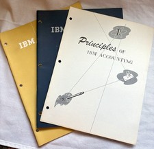IBM  Accounting Machine manual 1953 punch car...