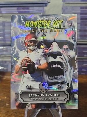2024 JACKSON ARNOLD W.C. HAUNTED HITS BLUE LAVA FRANKENSTEIN #MHF-JA 1/1 AUBURN 