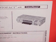 1964 Amc Rambler Ambassador Classic American Convertible Radio Service Manual 2