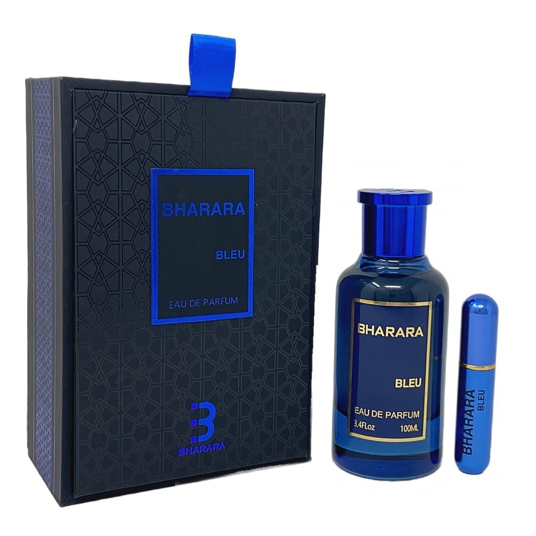 Bharara Bleu Pour Homme Eau De Parfum For Men 3.4 oz - A bold eau de parfum