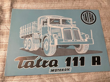 Orig. Prospekt Tatra 111 R Lastkraftwagen LKW Nutzfahrzeug Oldtimer russischer S