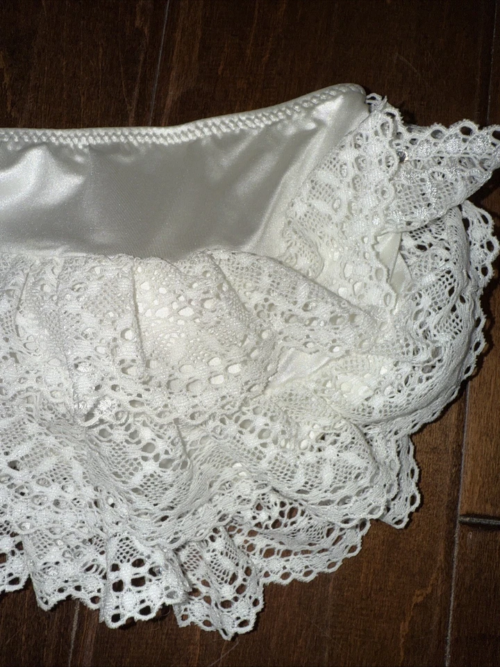 Conjunto de biquíni noiva coelho praia novo sem etiquetas parte superior S parte inferior M - Imagem 3 de 4