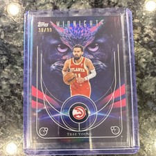 Topps Midnight Night Owls Trae Young #NO-9 Twilight /99 Basketball Atlanta Hawks
