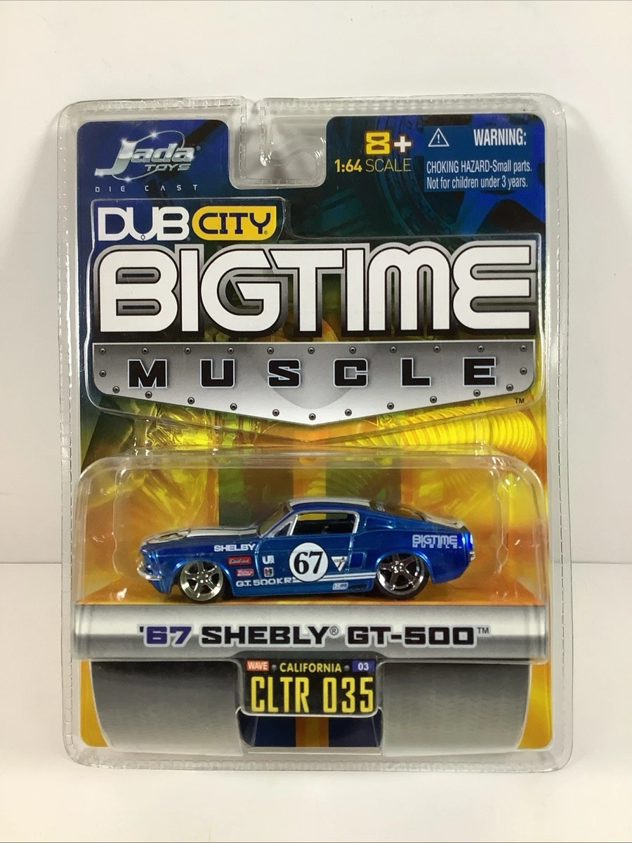 Jada TOYS BIGTIME MUSCLE 3台セット Jada Toys Ford Mustang Shelby GT500 Contemporary Manufacture