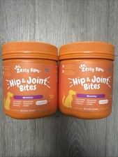 2 PACK Zesty Paws Hip Joint Bites ORANGE EXP 04/ 2027